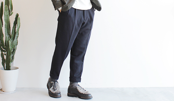 Kaptain Sunshine / キャプテン サンシャイン】Riviera Trousers. 上質