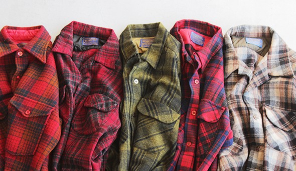 50-60s Pendleton Wool Flannel Shirts】お気に入りのヴィンテージペン 