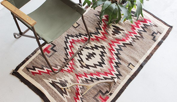 30s Navajo Rug 今回の買い付けアイテムの中でも圧倒的な存在感を誇るスペシャルピース Blog