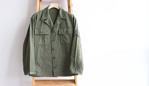 40s US Army HBT Shirts Jacket】ヴィンテージミリタリーらしいHBTの
