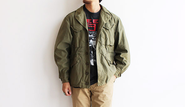 M-43 フィールドジャケット 実物 ビンテージ40's リジェクト 訳あり品 実物 USED 米軍 M-43 フィールドジャケット