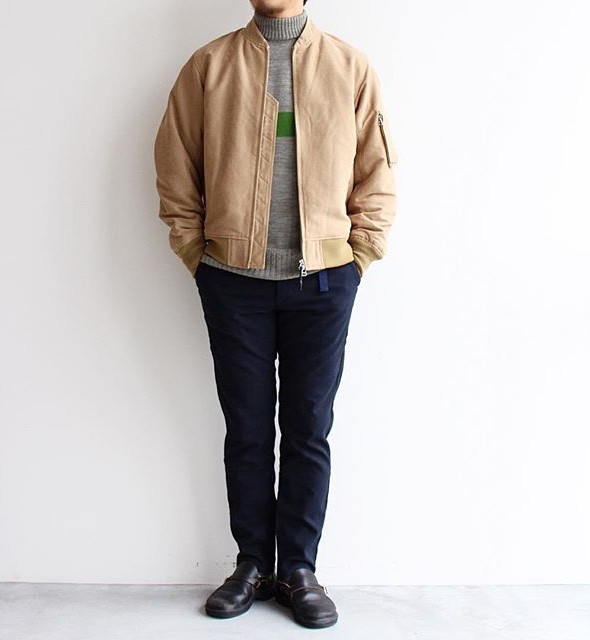 nanamica/ナナミカ MoleSkin MA1-Jacket