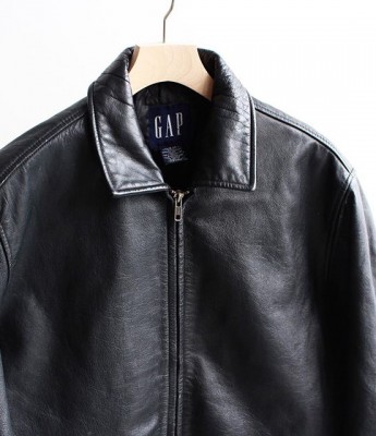 90s Old Gap Leather Jacket】・個人的にも注目をしているオールド 