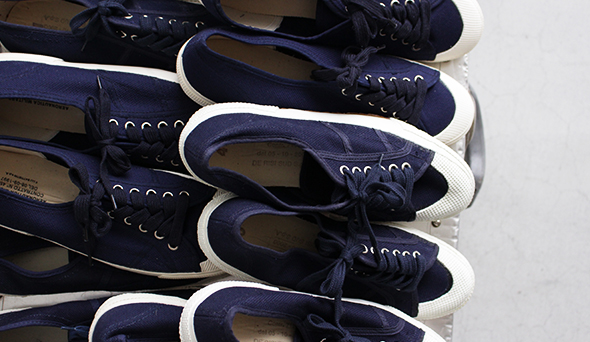 DEADSTOCK】90-00s Italian Navy Sailor Shoes.イタリアンミリタリーの