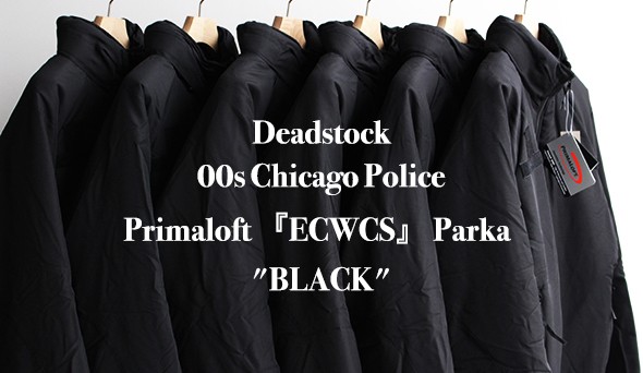 DEADSTOCK】00s Chicago Police Primaloft ECWCS Parka “BLACK”初めて 