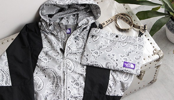 変更OK THE NORTH FACE パープルレベル ダウン ペイズリー柄 | alamiah