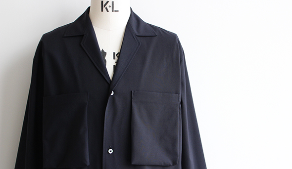 Blurhms / ブラームス】Tropical Wool Shirts Jacket.上質で極上の素材