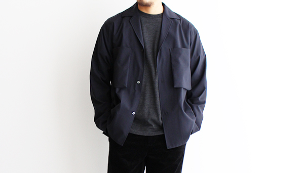 blurhms ブラームス　シャツジャケット Blurhms / ブラームス】Tropical Wool Shirts Jacket.上質で極上の素材