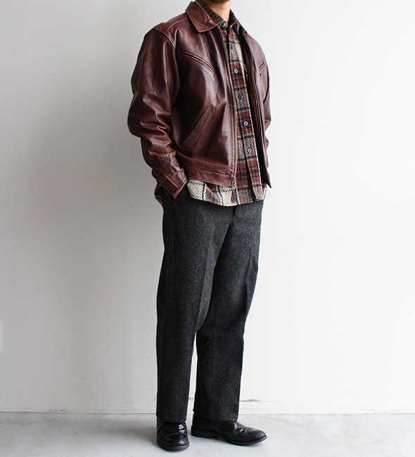 VINTAGE】80s BANANA REPUBLIC Leather Jacket.作り込みの素晴らしい