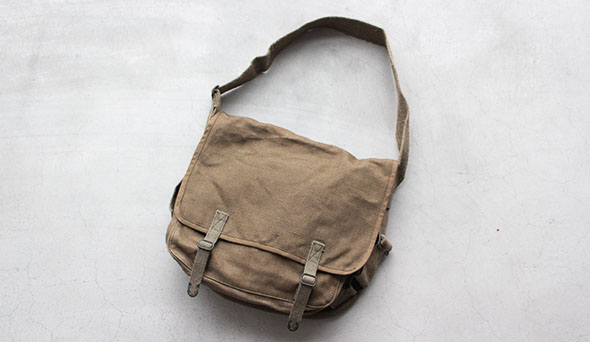DEADSTOCK】50s French Army Linen Canvas Bag.使い勝手、デザインなど 
