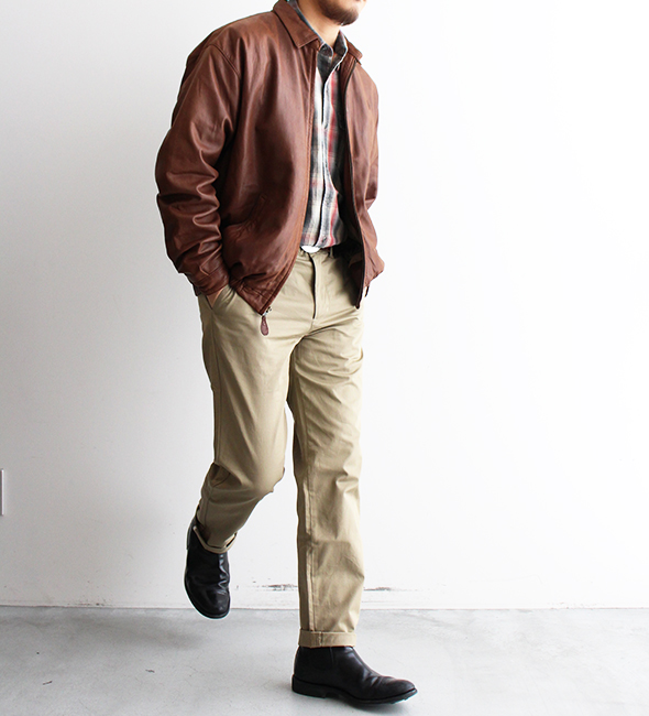 VINTAGE】90s Polo Ralph Lauren Lamb leather Jacket.ラルフローレン 