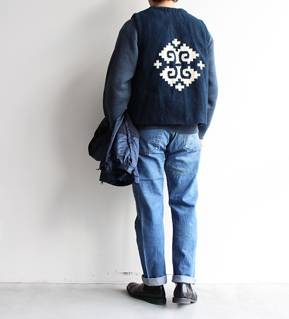 トップス Oaxaca RUG VEST Oaxaca RUG VEST メンズ