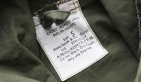 VINTAGE】60-70s British Army “CADET FORCES” Smock Jacket.希少な