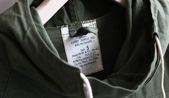 VINTAGE】60-70s British Army “CADET FORCES” Smock Jacket.希少な