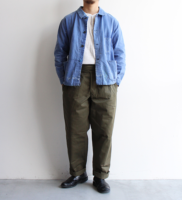 VINTAGEs French Work Jacket ” Good Faded “フェード感の