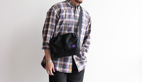 the north face purple label limonta nylon shoulder bag