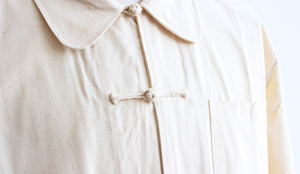 DEADSTOCK】70s Italyan Work China Jacket.とても珍しい生成り