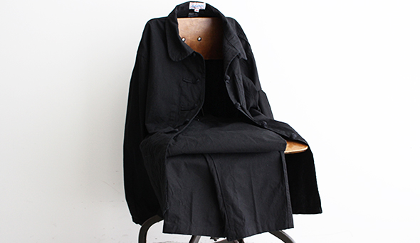 DEADSTOCK】80s French China Set Up Work Wear “Black”お声の多い ...