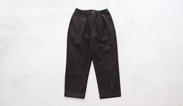 STILL BY HAND / スティル バイ ハンド】Wool Melton Easy Trousers.冬