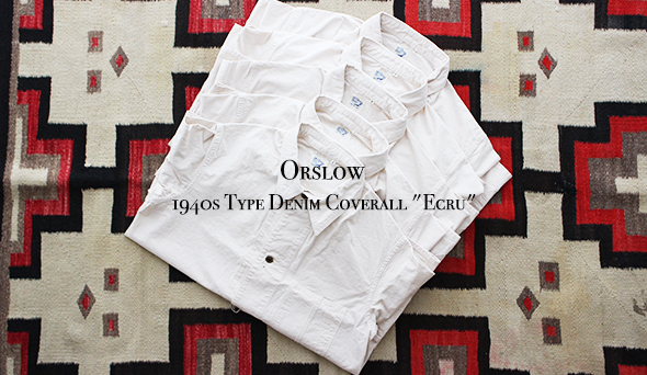 【早い者勝ち】orslow ホワイトカバーオール サイズ3 UNISEX'S】orslow 白カバーオール！ | BLUEBEAT ONLINE
