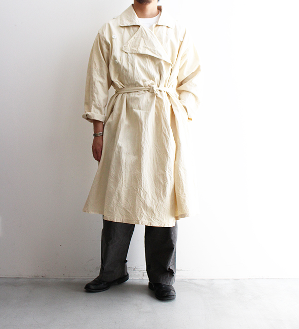 DEADSTOCK】40-50s French Military Linen Hospital Coat.スペシャルな ...