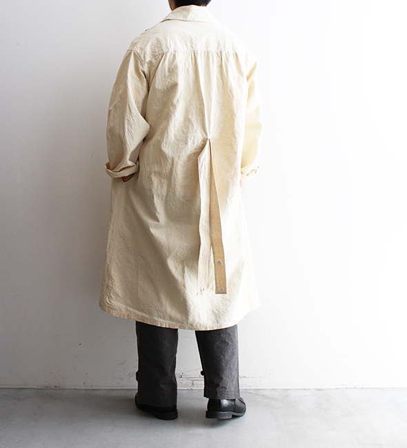 DEADSTOCK】40-50s French Military Linen Hospital Coat.スペシャルな 