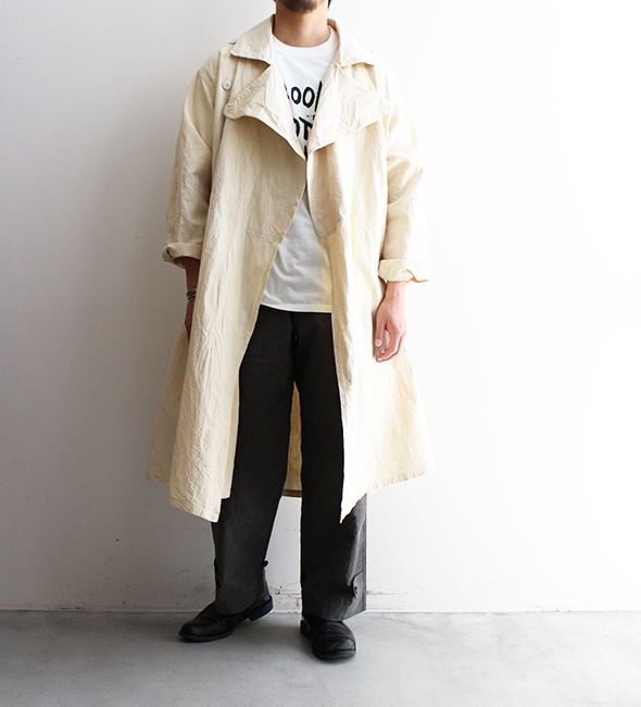 DEADSTOCK】40-50s French Military Linen Hospital Coat.スペシャルな ...