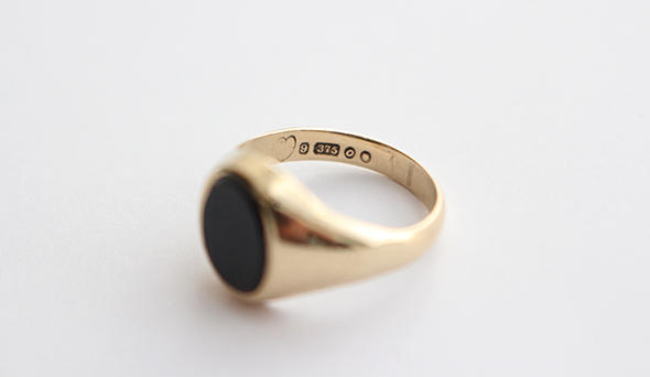 VINTAGE】70-80s Vintage UK 9k Gold Ring.コツコツと集めていた 