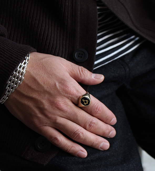 VINTAGE】70-80s Vintage UK 9k Gold Ring.コツコツと集めていた