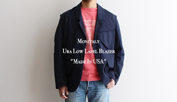 Monitaly / モニタリー】Ura Low Lapel Blazer “Made In USA”センス