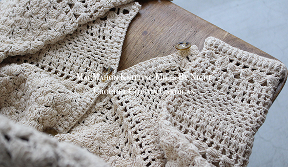ブランド一覧 | ワールド オンラインストア MacMahon Knitting Cardigan Cotton Niche】Crochet By Mills トップス