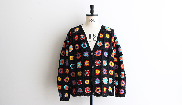 MacMahon Knitting Mills By Niche】Crochet Cotton Cardigan 