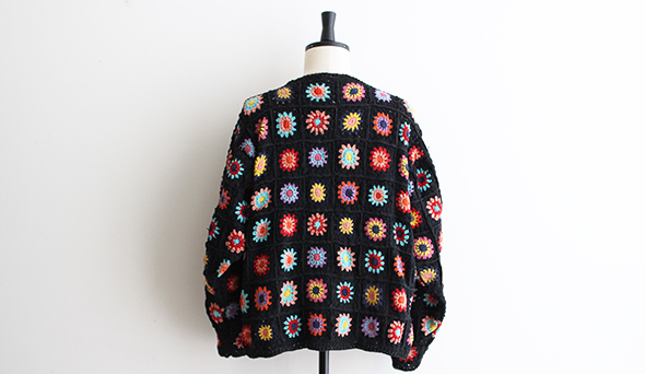 MacMahon Knitting Mills By Niche】Crochet Cotton Cardigan 