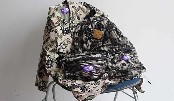 【新品】  THE NORTH FACE PURPLE LABEL / ザノースフェイスパープルレーベル | Botanical Print H/S Shirt NT3217N ボタニカルプリント ハーフスリーブシャツ | XS | BEIGE | メンズ