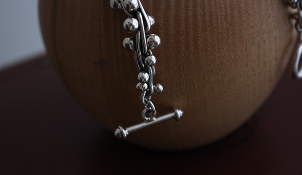 VINTAGE】 Vintage Taxco Mexican Silver “DNA” Bracelet .１年間溜め 