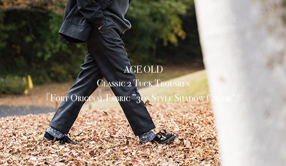 AT LAST アットラスト WOOL TROUSERS HEAVY MELTON ウール