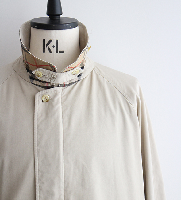 VINTAGE】80-90s Burberry Harrington Jacket.トロッとした上質