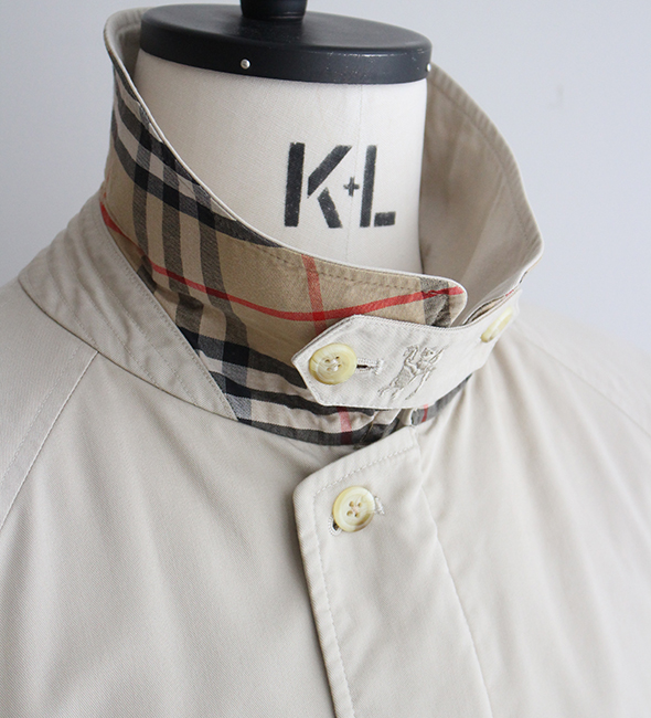VINTAGE】80-90s Burberry Harrington Jacket.トロッとした上質