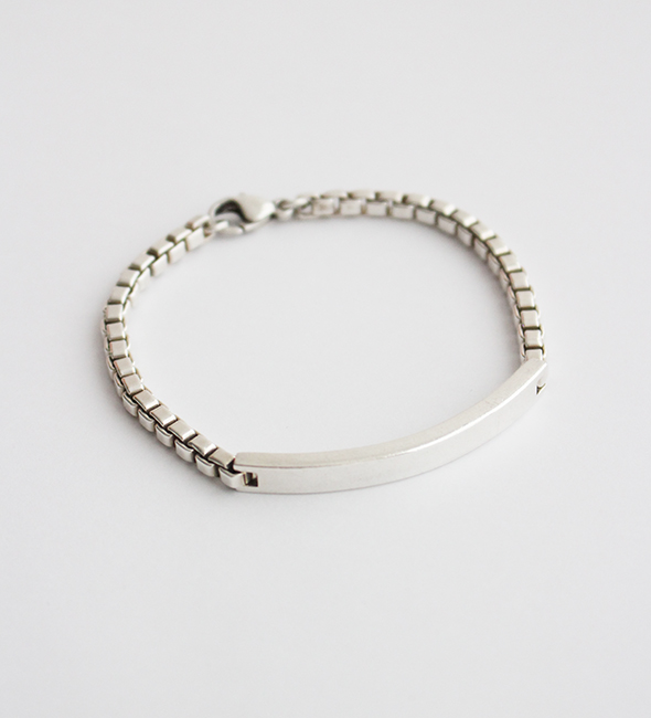 VINTAGE】Vintage Tiffany and Co ”ID Venetian Chain Bracelet